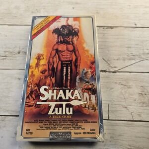 Shaka Zulu A True Story VHS 1989 Starmaker Collector Edition Factory Sealed New